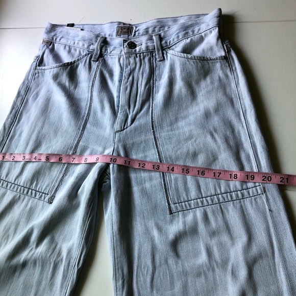 CoH Womens Melanie Crop Light Wash Frayed Hem Jeans Raw Hem High Waisted Sz 27 - Picture 11 of 13